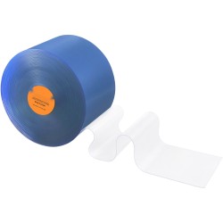 Läpinäkyvä PVC liuskaverho 2500 cm rulla 30 5 cm leveä 3 mm paksu kylmätiloihin