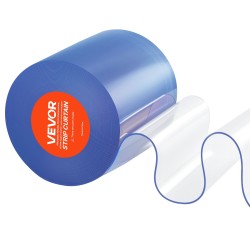 PVC-liuskaverho läpinäkyvä viisitoista metriä kaksikymmentä senttimetriä kaksi millimetriä oviaukkoihin