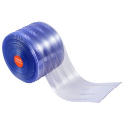 Läpinäkyvä PVC liuskaverho rulla 45 7 m 20 cm liuskat kylmätiloihin