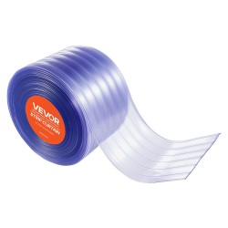 PVC liuskaesirippu läpinäkyvä 30 8 m pituus 30 5 cm leveys 3 mm rihlattu oviin