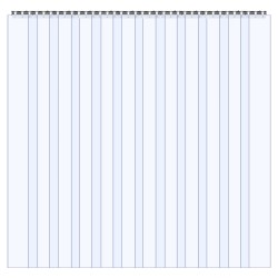 Läpinäkyvä PVC liuskaverho 2 4 m korkeus 2 1 m leveys 14 liuskaa pakastehuoneisiin