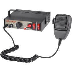 Ajoneuvosireenipaketti 200W 12V kaiutin ja käsimikrofoni kahdeksalla varoitusäänellä