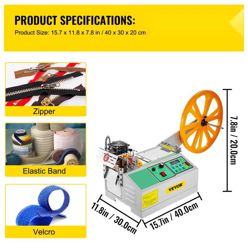 Automaattinen kuuma ja kylmäleikkuri nauhoille 95 mm leikkuuleveys ruostumattomasta teräksestä