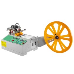 Automaattinen kuuma ja kylmäleikkuri nauhoille 95 mm leikkuuleveys ruostumattomasta teräksestä