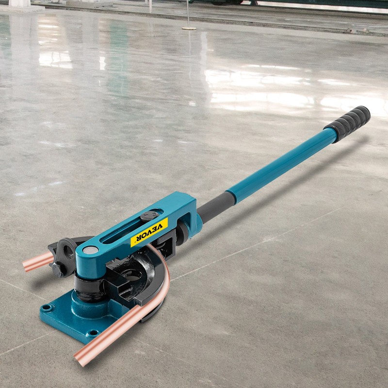 Käsikäyttöinen putkentaivutin 10–25 mm 7 muottia 180 asteen hiiliteräs