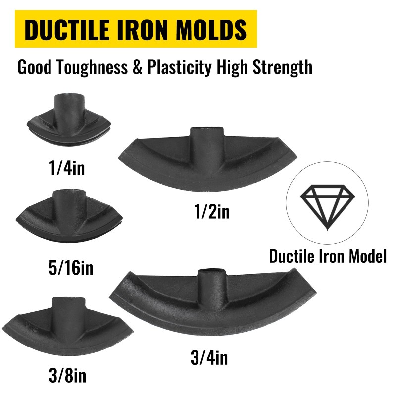 Hydraulinen käsikäyttöinen putkentaivutin 16T ulkohalkaisija 22–60 mm messinki alumiini teräsputkille