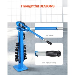 Manuaalinen putkentaivutin hiiliteräksinen neljätoista muottia LVI ja autohuoltoon