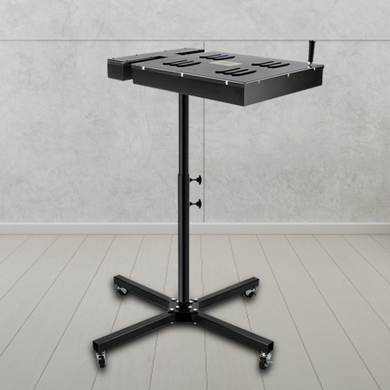 Flash-kuivain teräsrunkoinen 18 x 18 tuuman korkeussäädettävä T-paitojen kuivaukseen