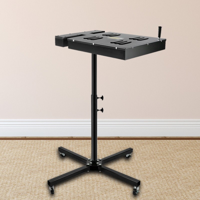 Salamakuivain teräsrunko 45 x 60 cm 2000 wattia säädettävä korkeus pyörillä