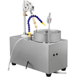 Jalokivien facettikone ruostumatonta terästä 150 mm vesipumpulla