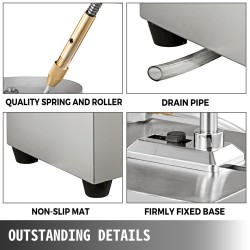 Jalokivien facettikone ruostumatonta terästä 150 mm vesipumpulla