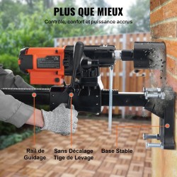 Märkä ja kuivaporakone betonille kahdeksan tuuman poraushalkaisija 3200 watin moottori