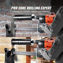 Timanttinen märkäporakone 3200W porateline pyörillä ruostumaton teräsakseli betonille