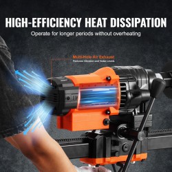 Timanttiporakone 3000W poraushalkaisija 20–200 mm pystytelineellä märkä ja kuivaporaus betonille