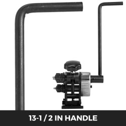 Käsikäyttöinen kovetettu teräs rengastaivutin vähimmäishalkaisija kolme tuumaa kahva kolmesataaneljäkymmentäkolme millimetriä