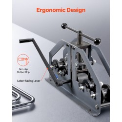 Putkentaivutin käsikäyttöinen hiiliteräs 6 muottia 1,5 tuuman teräs kupari alumiini