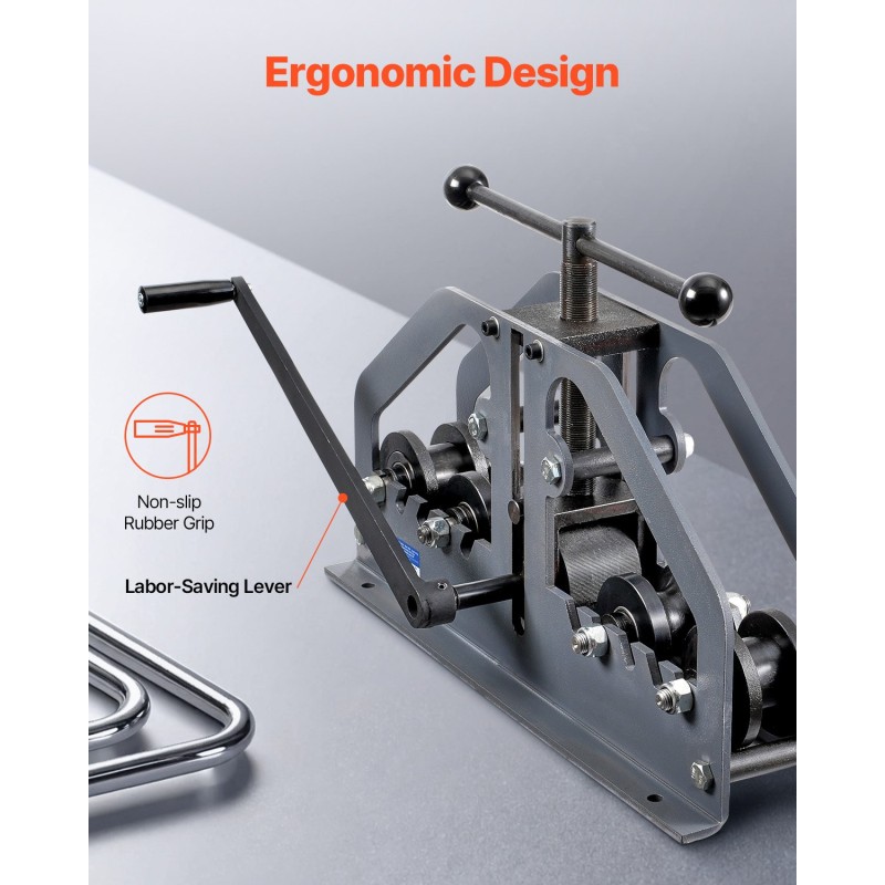 Putkentaivutin käsikäyttöinen hiiliteräs 6 muottia 1,5 tuuman teräs kupari alumiini