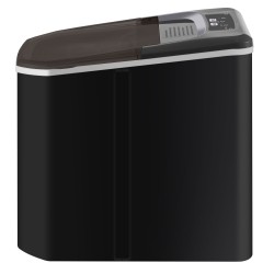 Työtasolle tarkoitettu kannettava jääpalakone kaksitoista kilogrammaa vuorokaudessa kaksi jääkokoa nestekidenäyttö