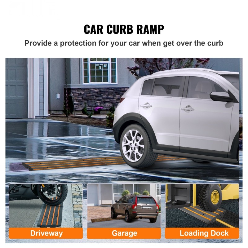 Kumirampi 6,5 cm nousu 122 cm pituus 15 tonnin kantavuus 1 kappale