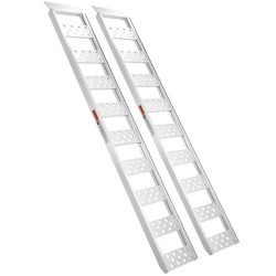 Alumiiniramppisarja 2 kpl 1980 x 305 mm 1250 paunaa moottoripyörille