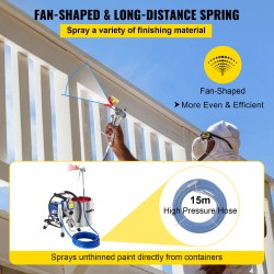 Seinämaalisumutin 2200 wattia 220 volttia 15 metrin korkeapaineletku