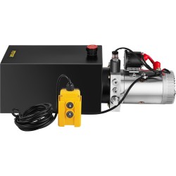 Hydraulipumppu yksitoiminen 10 L metallisäiliö 12 V 1,6–3,0 kW