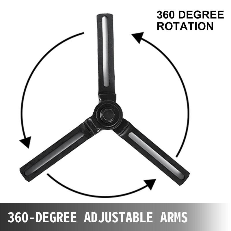 Kampikammion halkaisu- ja erottajatyökalu teräs säädettävät varret mukana 6mm 8mm pultit