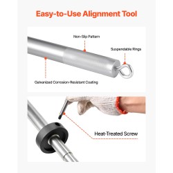 Gimbal-laakerin ulosvetäjä ja asennuslinjaustyökalu merimoottoreille korkealujuuksinen teräs yhteensopiva Mercruiser OMC Volvo