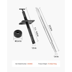 Gimbal-laakerin ulosvetäjä ja asennuslinjaustyökalu merimoottoreille korkealujuuksinen teräs yhteensopiva Mercruiser OMC Volvo