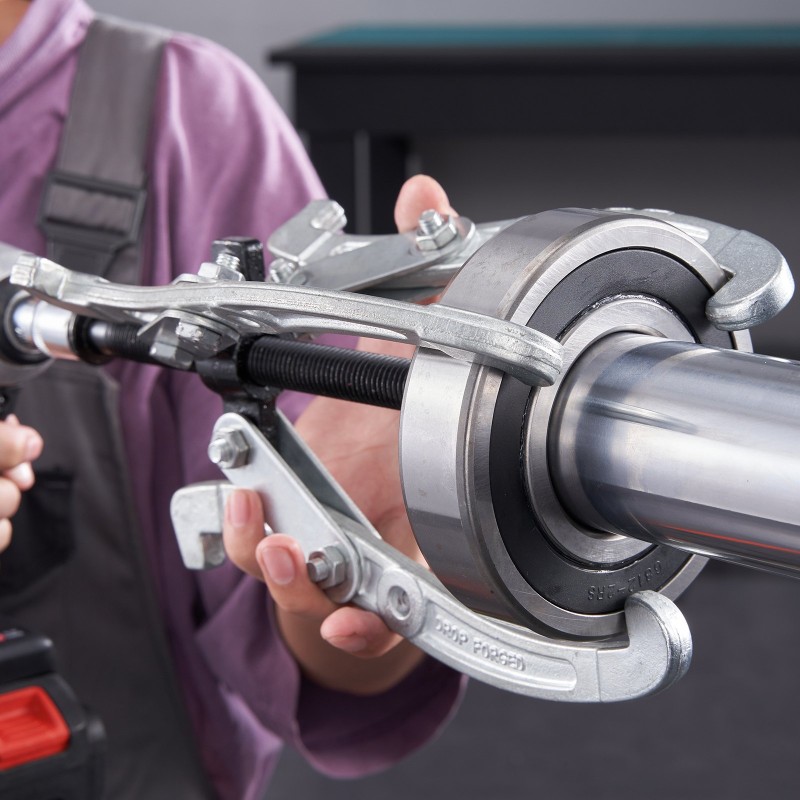 Ulosvetosarja 4-osainen hammaspyörien ja laakereiden 76–203 millimetriä käännettävillä leuoilla