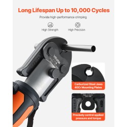 Puristusleuka 12 mm V-tyyppi sementoitua terästä ruostumattomille putkille 1 kappale