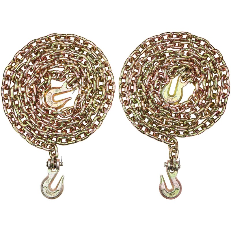 Kuljetusketjut seoskarkaistusta teräksestä 8 mm 316 cm 2 kpl 2,22 t