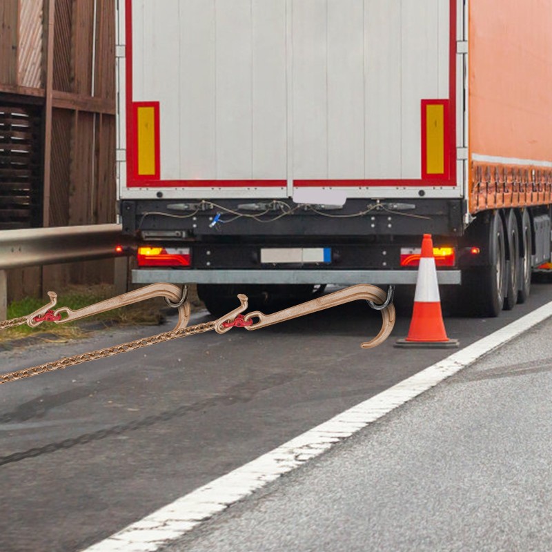 V-mallinen vetoketju G80-luokan galvanoitu teräs 8 mm 60 cm 4898 kg