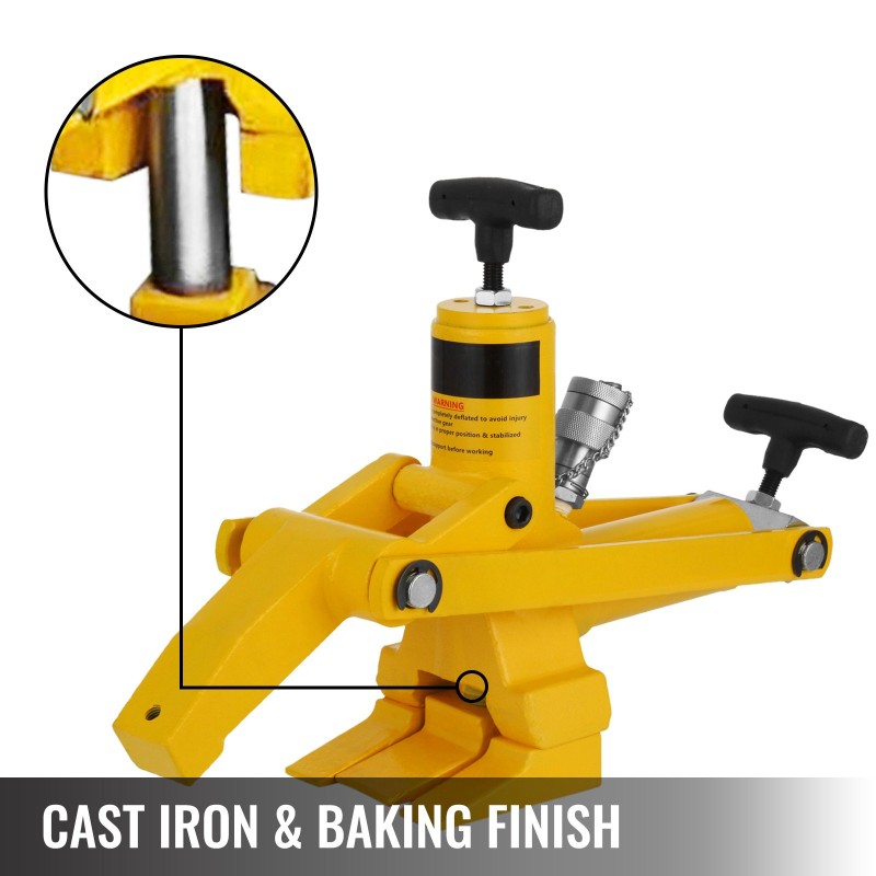 Hydraulinen reunamurtaja valurautarunko työalue jopa 12,7 cm kuorma- ja maatalousrenkaille