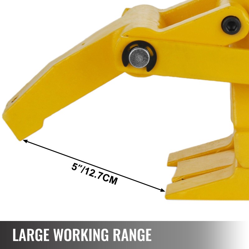 Hydraulinen reunamurtaja valurautarunko työalue jopa 12,7 cm kuorma- ja maatalousrenkaille