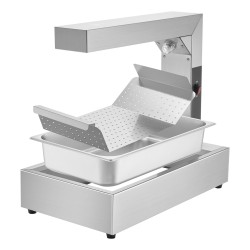 Ranskanperunoiden lämpölamppu 304 ruostumatonta terästä 750W 40 50 C pöytämalli