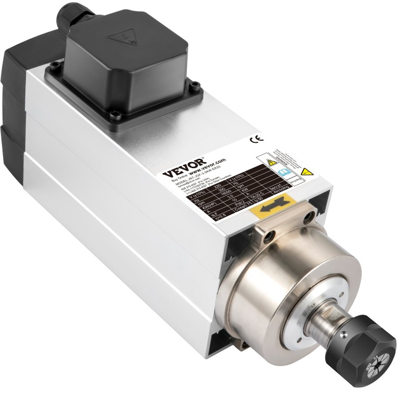 Ilmajäähdytteinen karamoottori 3 kW 220V ER20-istukka nelilaakeroinen alumiinirunko