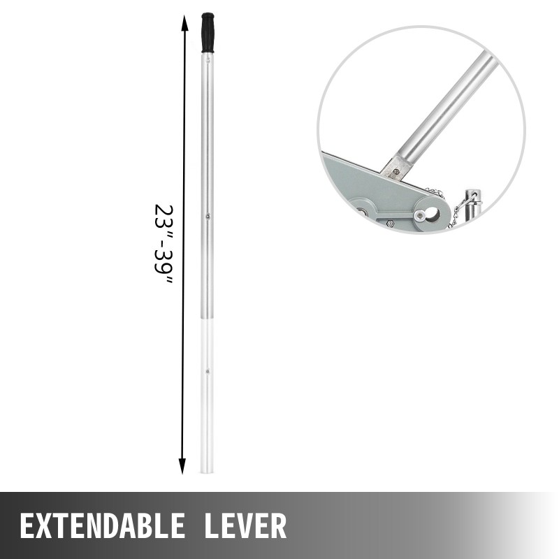 Käsikäyttöinen vaijeritalja 1600 kg kantavuudella teräsvaijerilla 25 m 11 mm