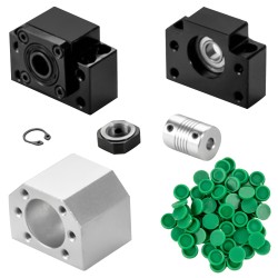 Lineaarikiskosarja HGR20 2 kpl 1500 mm GCr15 teräs RM1605 kuularuuvi BF12 BK12