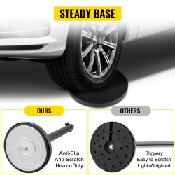 Jononohjaustolpusetti 4 kpl ruostumaton teräs ja rauta 90cm musta 2m nauha betonijalusta