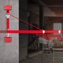 Sähköisen taljan tukivarsi hiiliteräs 180 asteen kääntyvä 600 kg työpaja autotalli varasto