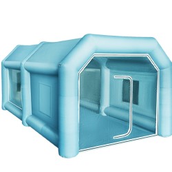 Täytettävä maalausteltta 210D oxford-PVC 4 x 2,5 x 2,2 m auton maalaamiseen