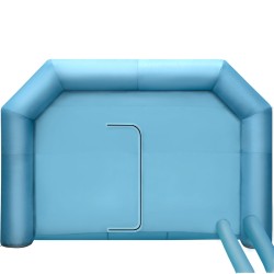 Täytettävä maalausteltta 9 x 6 x 4 m Oxford-kangas täyttö- ja ilmanvaihtopuhaltimilla