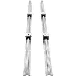 Lineaarikiskosarja 2 kpl 1000 mm SBR16 ja 4 kpl SBR16UU teräs alumiini