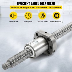 Esijännitetty kuularuuvisarja teräs ja alumiiniseos 16 mm 5 mm nousu 1000 mm