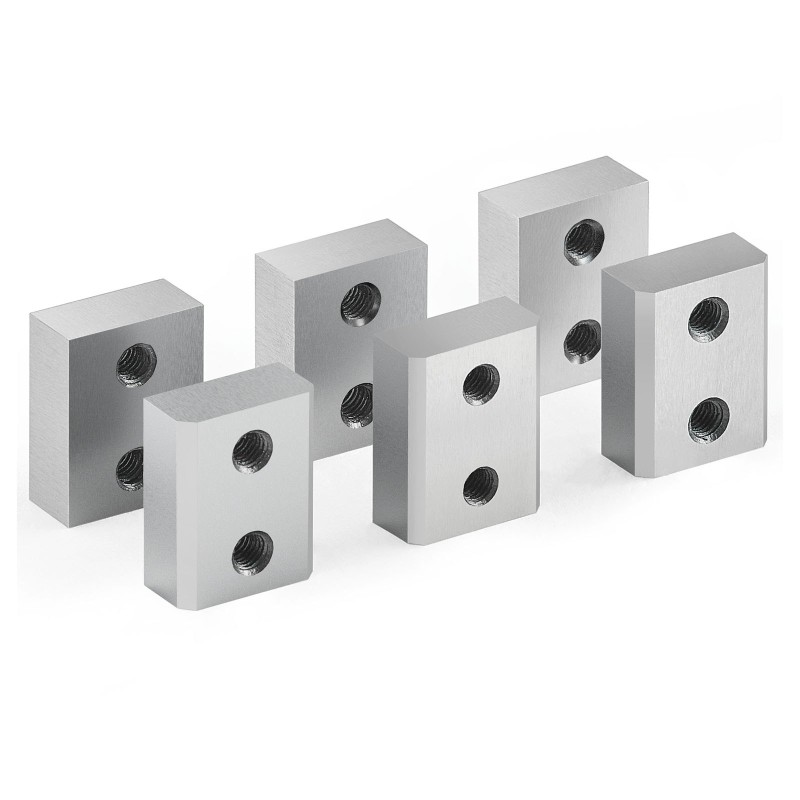 Leukaterät kovateräksestä 22 mm 6 kpl kaksipuoliset asennussarja mukana