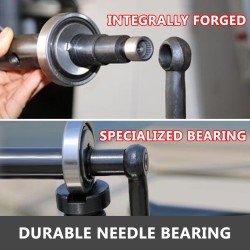 Manuaalinen nahkaleikkuri mangaaniteräsrunko ylälevy 260x150 mm 1,5 tonnin puristusvoima