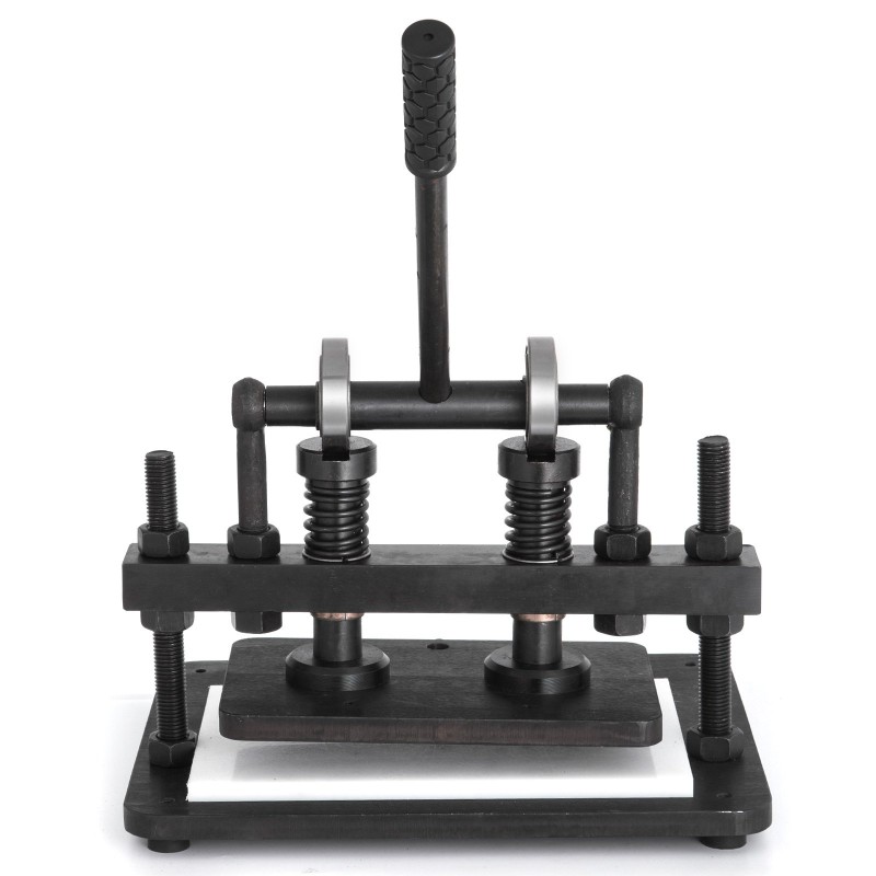 Manuaalinen nahkaleikkuri mangaaniteräsrunko ylälevy 260x150 mm 1,5 tonnin puristusvoima