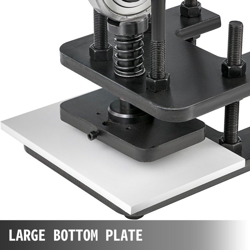 Käsikäyttöinen nahkaleikkuukone kylmävedetty teräs 180x120 mm 1,5 tonnia