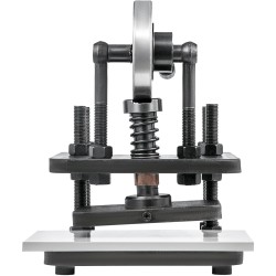 Käsikäyttöinen nahkaleikkuukone kylmävedetty teräs 180x120 mm 1,5 tonnia